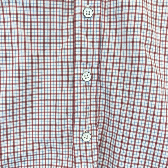 rag & bone Tailored Workwear Button Down Shirt Men's Small Cotton Red White - Picture 4 of 13